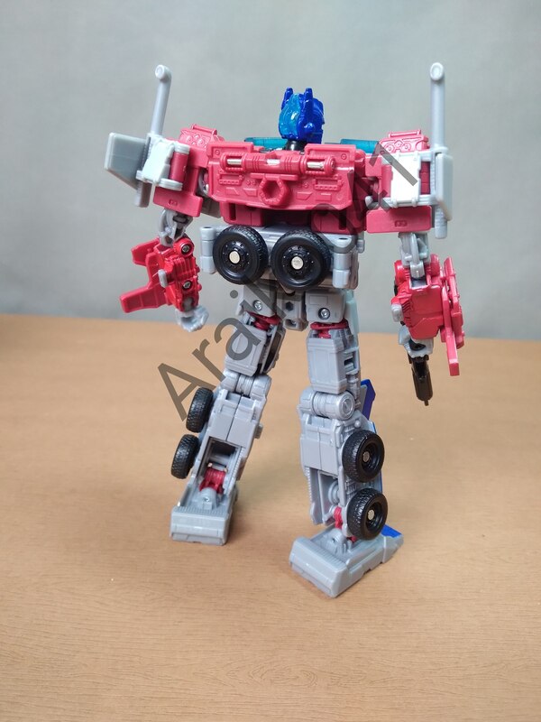 In Hand Image Of Transformers Rise Of The Beasts Mainline Optimus Prime Voyager Toy  (4 of 10)